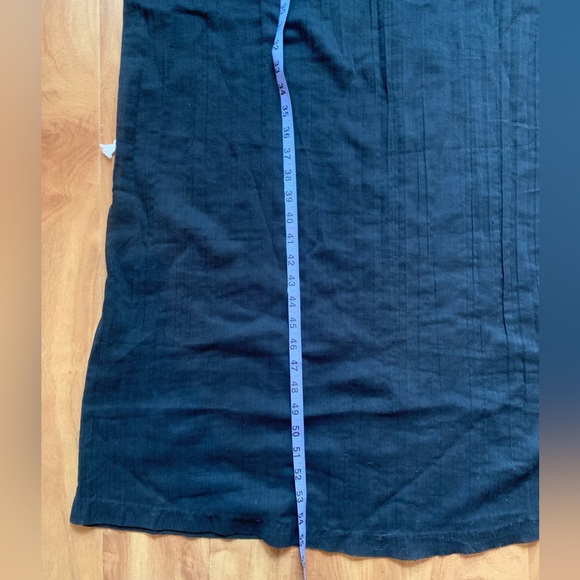 Vintage Black Semi Sheer ‘Dorsay’ Maxi Dress Size L/XL - Picture 11 of 12